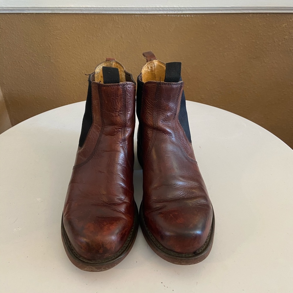 Frye boots.